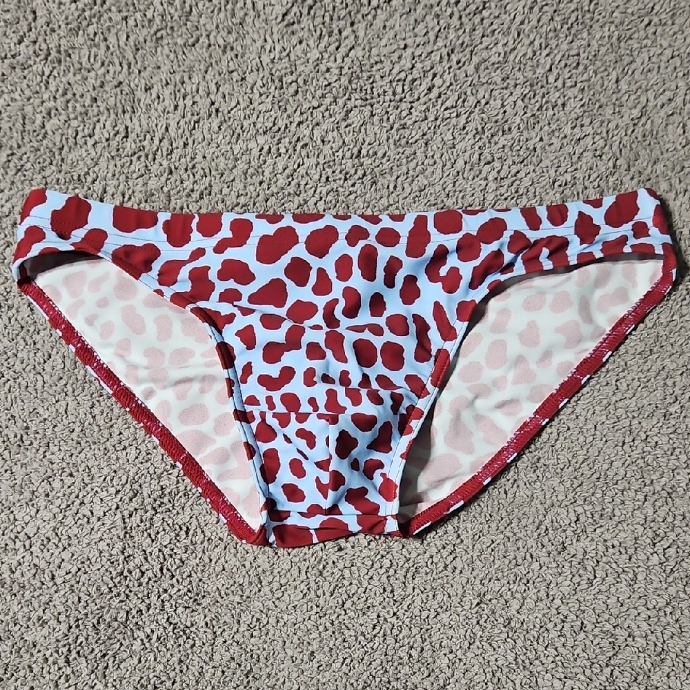 Todd Sanfield Red and Blue Penang Shallow Swim Brief